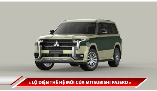 LỘ DIỆN THẾ HỆ MỚI CỦA MITSUBISHI PAJERO - NGOẠI HÌNH VUÔNG VỨC CỰC HÚT MẮT
